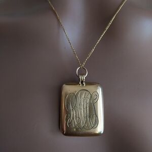 Vintage Gold Filled Pendant Necklace